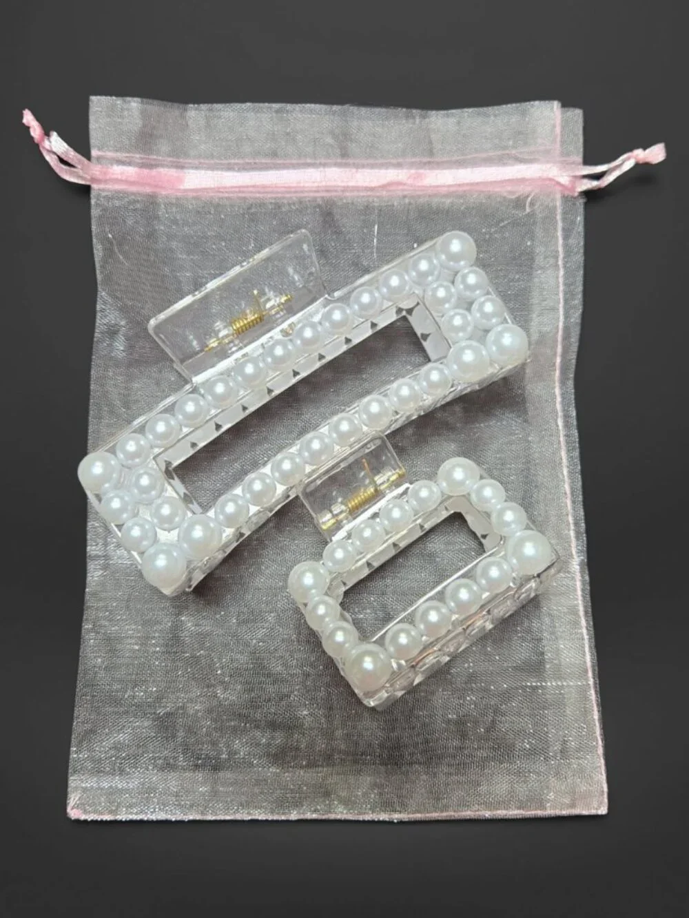 Pearl Claw Clip Set Hair Accessories